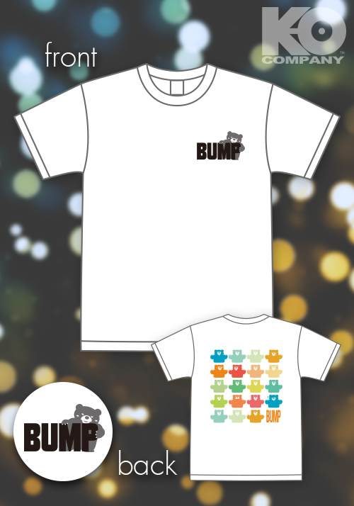 《BUMP》Tシャツカラフルベア【XL】